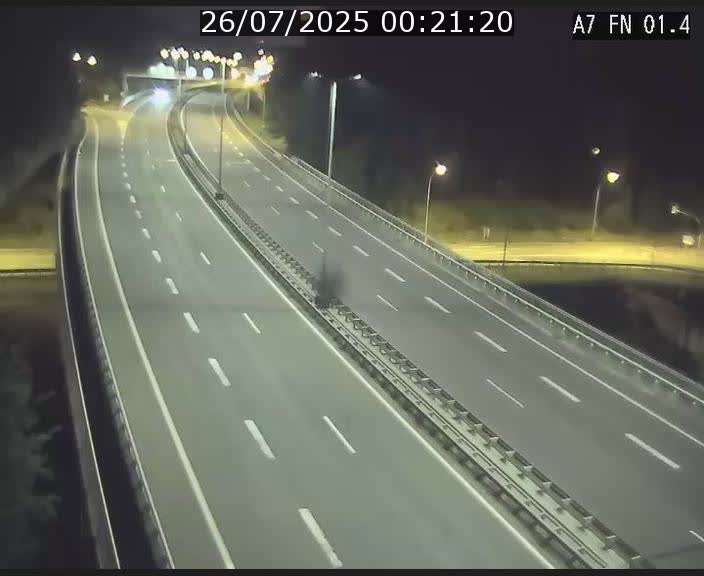 <h2>Caméra autoroute Luxembourg A7 - Tunnel Stafelter - direction Echangeur Grünewald</h2>
