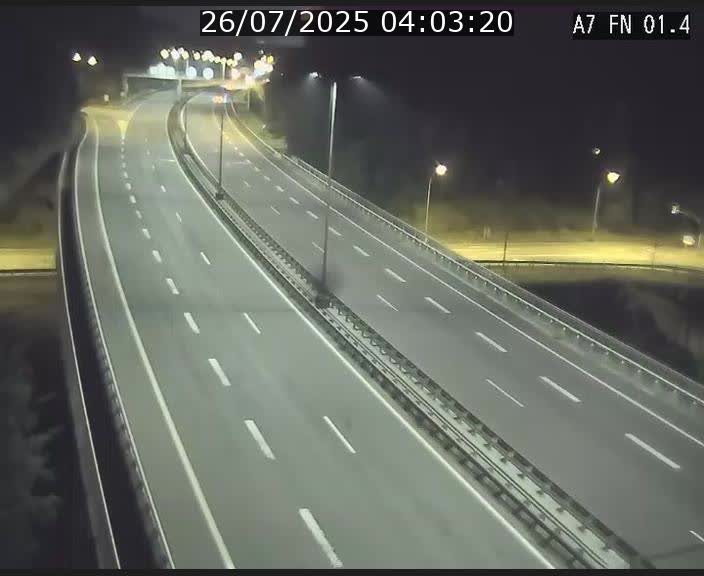 <h2>Caméra autoroute Luxembourg A7 - Tunnel Stafelter - direction Echangeur Grünewald</h2>