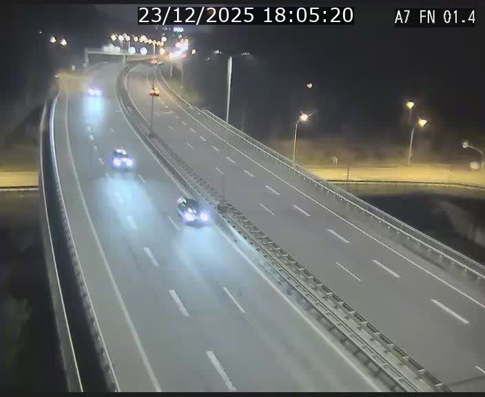 <h2>Caméra autoroute Luxembourg A7 - Tunnel Stafelter - direction Echangeur Grünewald</h2>