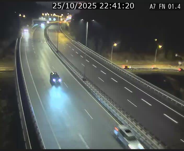 <h2>Caméra autoroute Luxembourg A7 - Tunnel Stafelter - direction Echangeur Grünewald</h2>