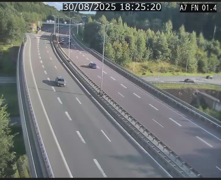 <h2>Caméra autoroute Luxembourg A7 - Tunnel Stafelter - direction Echangeur Grünewald</h2>