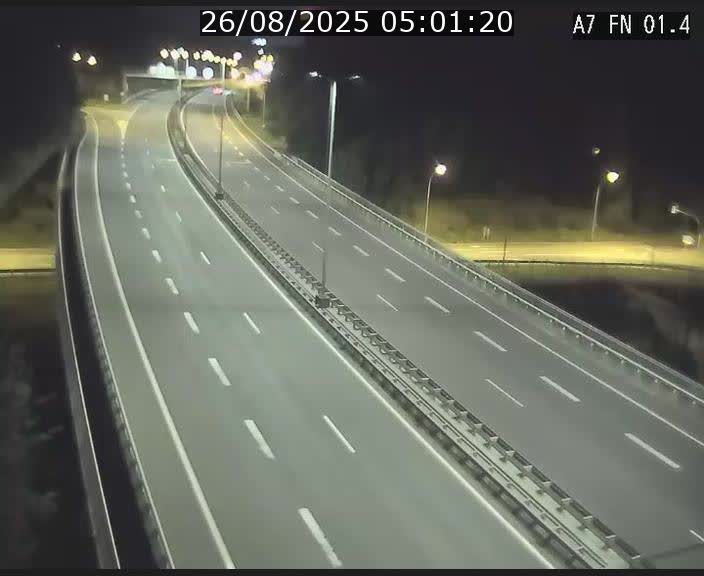 <h2>Caméra autoroute Luxembourg A7 - Tunnel Stafelter - direction Echangeur Grünewald</h2>