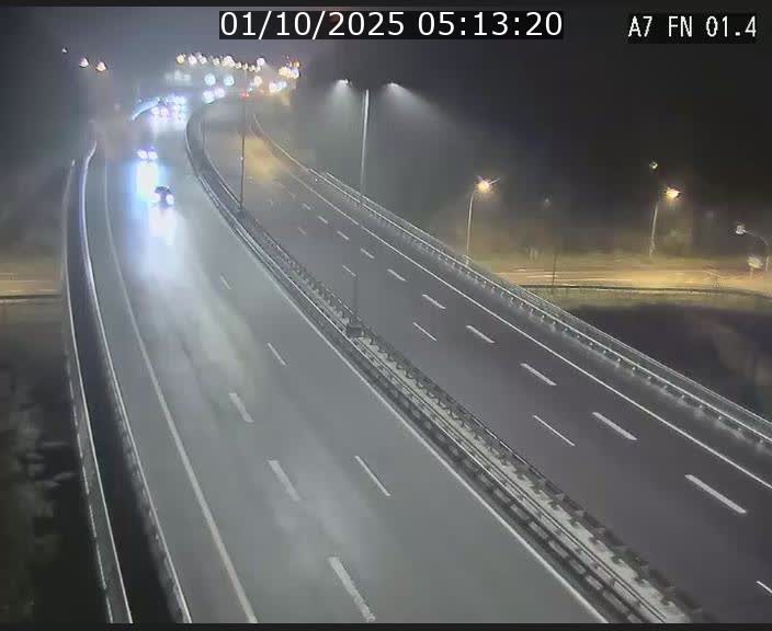 <h2>Caméra autoroute Luxembourg A7 - Tunnel Stafelter - direction Echangeur Grünewald</h2>