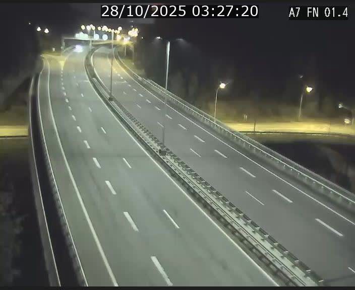<h2>Caméra autoroute Luxembourg A7 - Tunnel Stafelter - direction Echangeur Grünewald</h2>