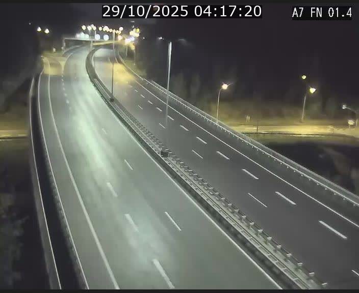 <h2>Caméra autoroute Luxembourg A7 - Tunnel Stafelter - direction Echangeur Grünewald</h2>
