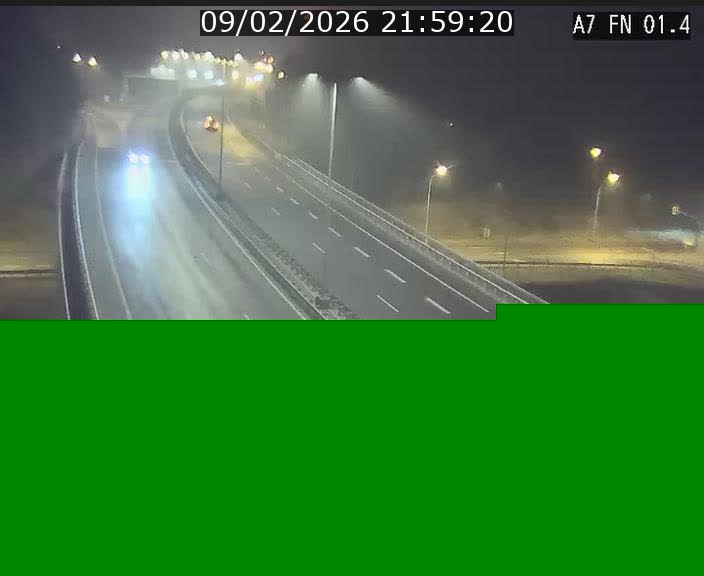 <h2>Caméra autoroute Luxembourg A7 - Tunnel Stafelter - direction Echangeur Grünewald</h2>