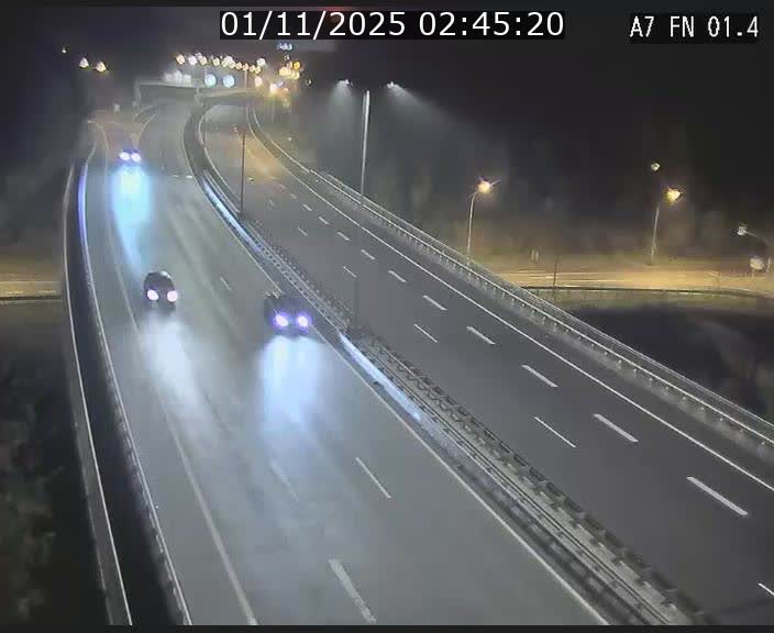 <h2>Caméra autoroute Luxembourg A7 - Tunnel Stafelter - direction Echangeur Grünewald</h2>