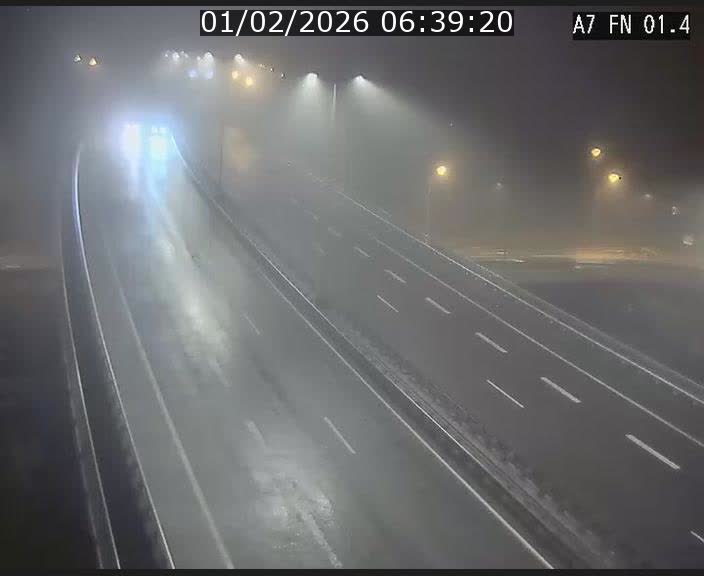 <h2>Caméra autoroute Luxembourg A7 - Tunnel Stafelter - direction Echangeur Grünewald</h2>