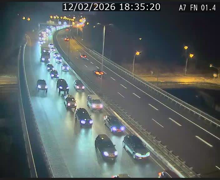 <h2>Caméra autoroute Luxembourg A7 - Tunnel Stafelter - direction Echangeur Grünewald</h2>