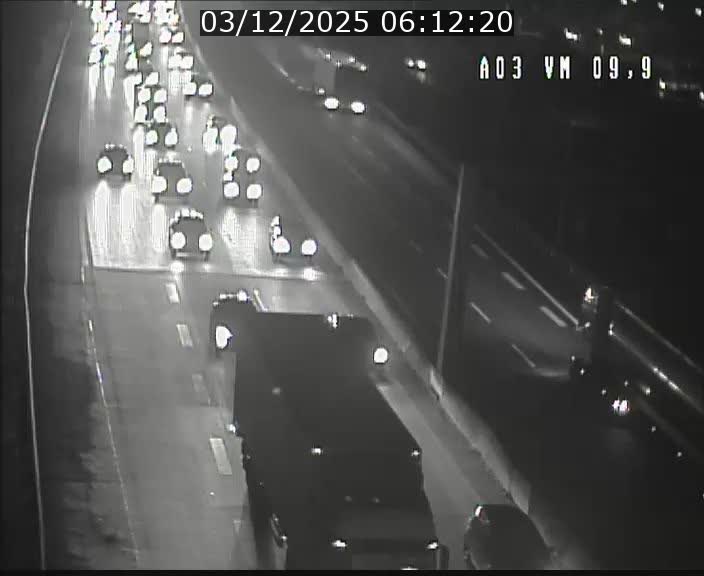 <h2>Webcam Autoroute à la Croix de Bettembourg - A3 - BK 9.9 - direction France</h2>