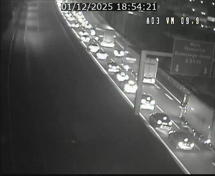 <h2>Webcam Autoroute à la Croix de Bettembourg - A3 - BK 9.9 - direction France</h2>