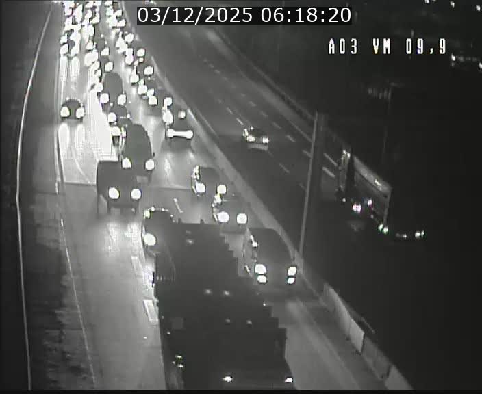 <h2>Webcam Autoroute à la Croix de Bettembourg - A3 - BK 9.9 - direction France</h2>