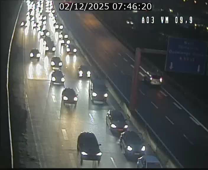 <h2>Webcam Autoroute à la Croix de Bettembourg - A3 - BK 9.9 - direction France</h2>