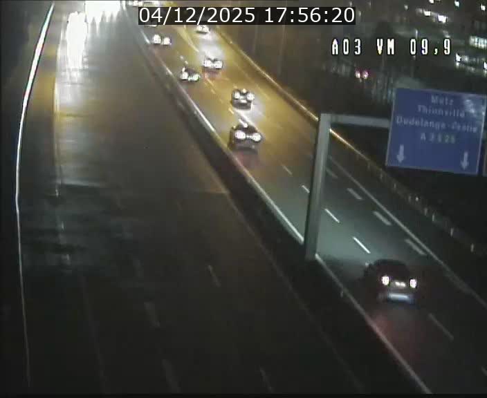 <h2>Webcam Autoroute à la Croix de Bettembourg - A3 - BK 9.9 - direction France</h2>