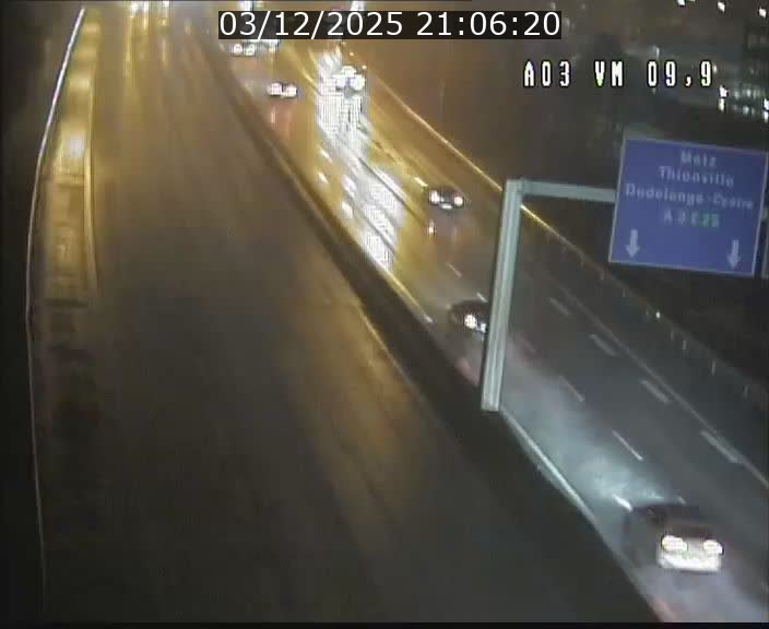 <h2>Webcam Autoroute à la Croix de Bettembourg - A3 - BK 9.9 - direction France</h2>