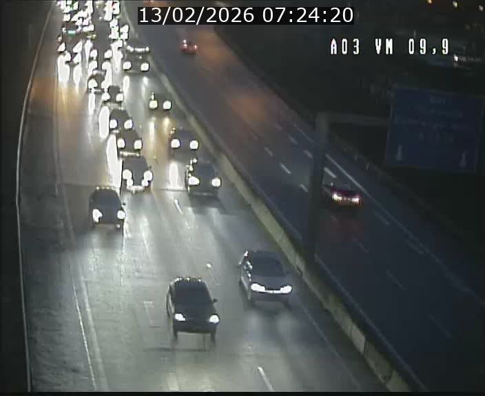 <h2>Webcam Autoroute à la Croix de Bettembourg - A3 - BK 9.9 - direction France</h2>