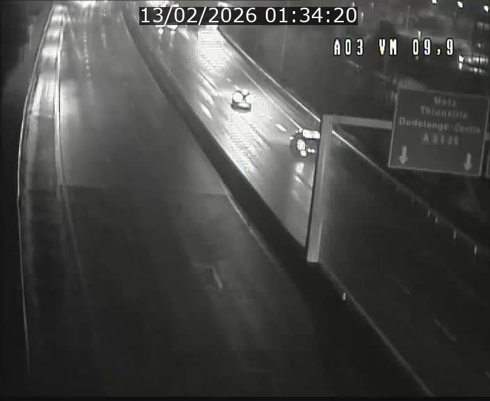 <h2>Webcam Autoroute à la Croix de Bettembourg - A3 - BK 9.9 - direction France</h2>