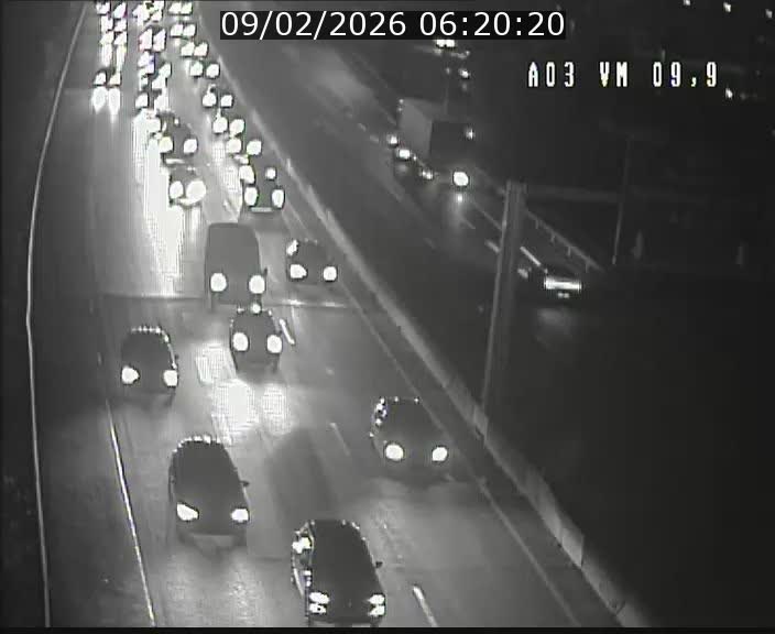 <h2>Webcam Autoroute à la Croix de Bettembourg - A3 - BK 9.9 - direction France</h2>