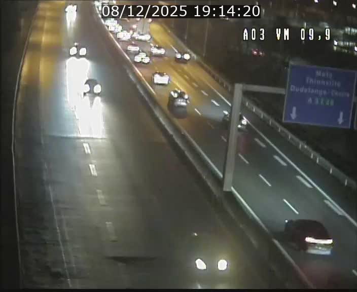 <h2>Webcam Autoroute à la Croix de Bettembourg - A3 - BK 9.9 - direction France</h2>