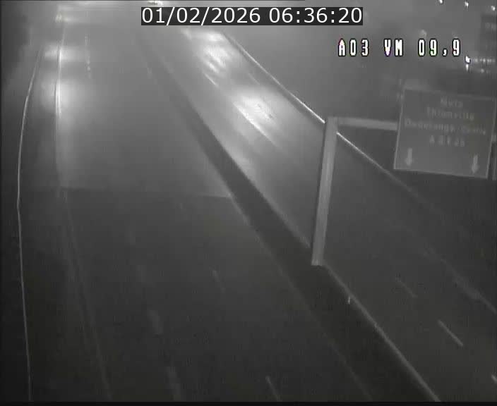 Webcam Autoroute à la Croix de Bettembourg - A3 - BK 9.9 - direction France