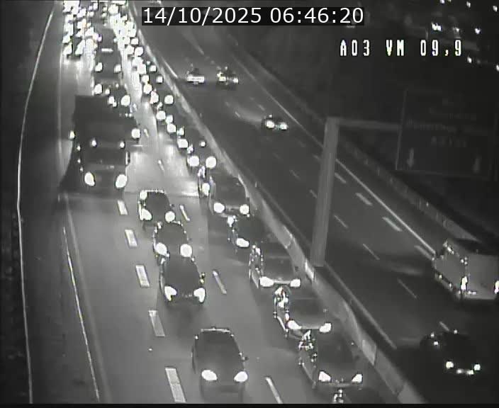 <h2>Webcam Autoroute à la Croix de Bettembourg - A3 - BK 9.9 - direction France</h2>