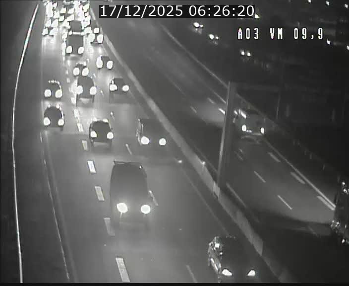 Webcam Autoroute à la Croix de Bettembourg - A3 - BK 9.9 - direction France