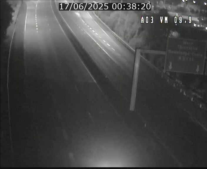 Webcam Autoroute à la Croix de Bettembourg - A3 - BK 9.9 - direction France