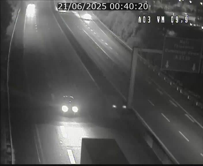 Webcam Autoroute à la Croix de Bettembourg - A3 - BK 9.9 - direction France