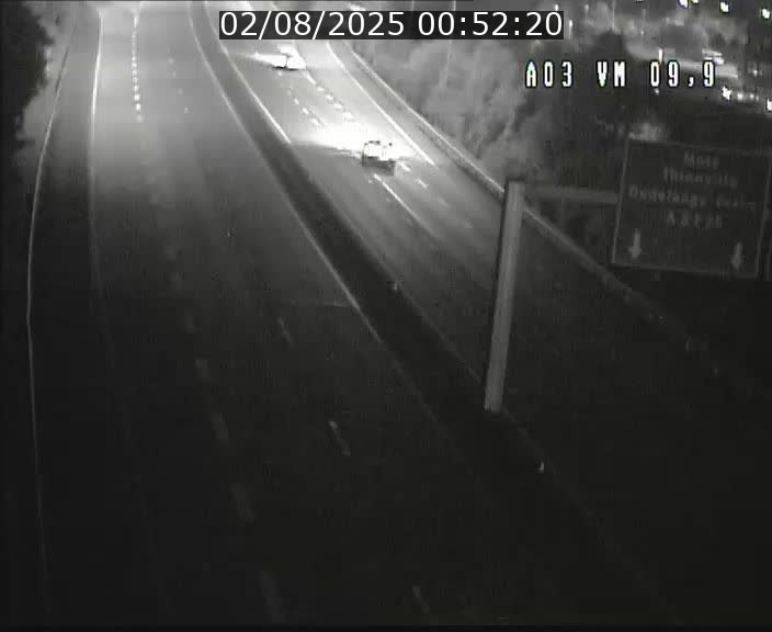 Webcam Autoroute à la Croix de Bettembourg - A3 - BK 9.9 - direction France