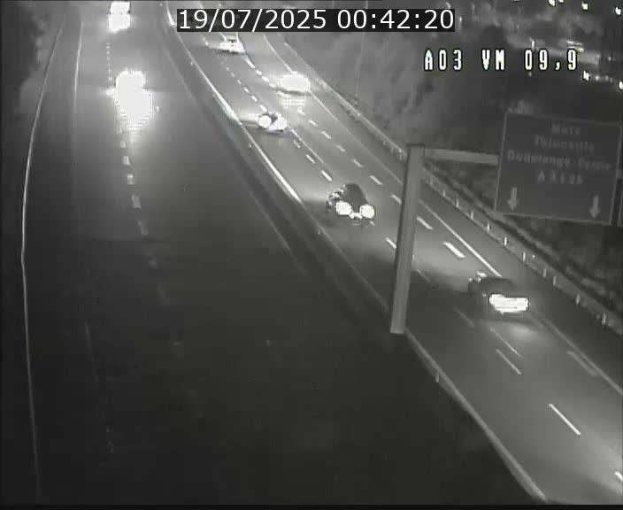 Webcam Autoroute à la Croix de Bettembourg - A3 - BK 9.9 - direction France