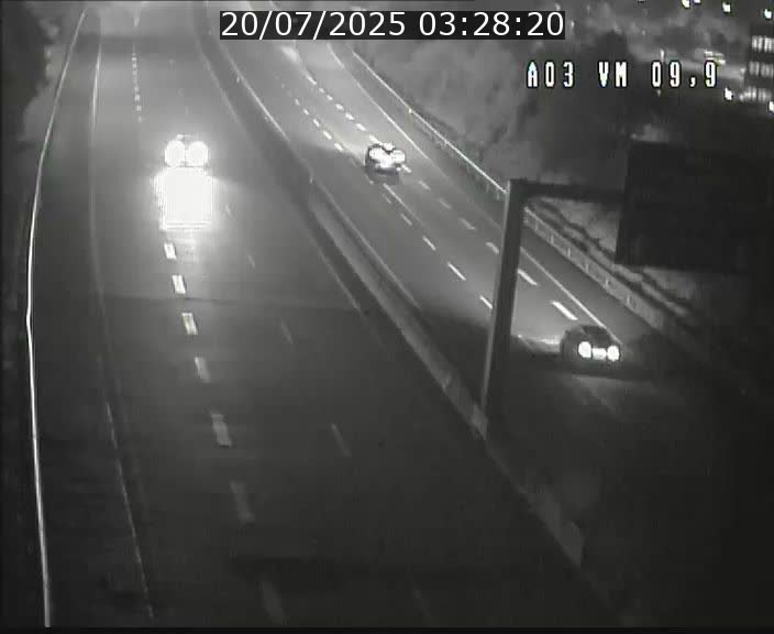 Webcam Autoroute à la Croix de Bettembourg - A3 - BK 9.9 - direction France