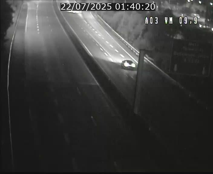 Webcam Autoroute à la Croix de Bettembourg - A3 - BK 9.9 - direction France