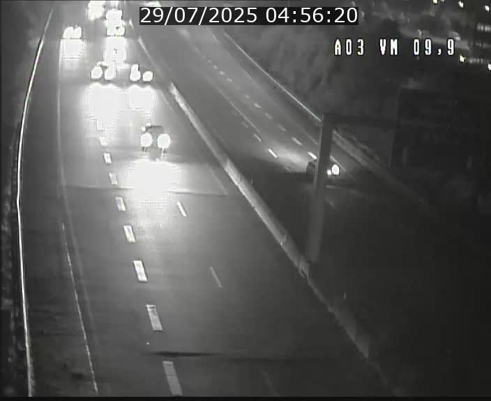 Webcam Autoroute à la Croix de Bettembourg - A3 - BK 9.9 - direction France