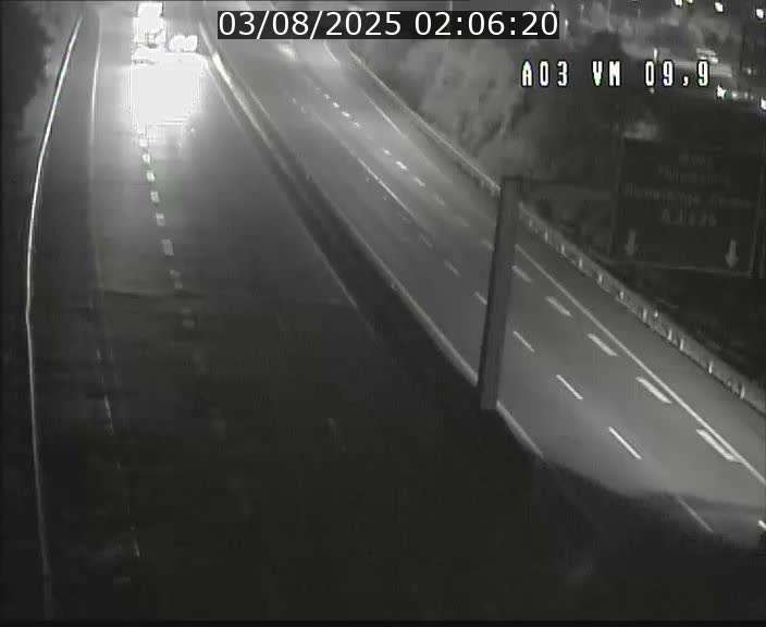 Webcam Autoroute à la Croix de Bettembourg - A3 - BK 9.9 - direction France