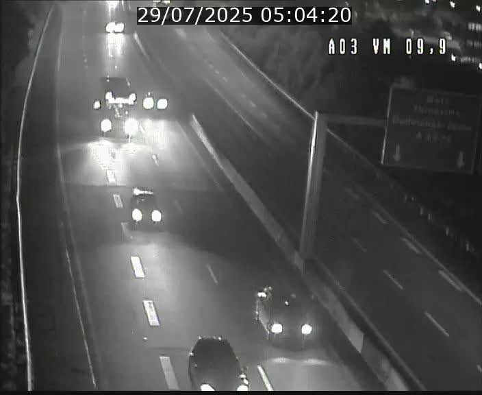 Webcam Autoroute à la Croix de Bettembourg - A3 - BK 9.9 - direction France