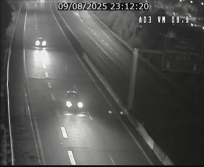 Webcam Autoroute à la Croix de Bettembourg - A3 - BK 9.9 - direction France