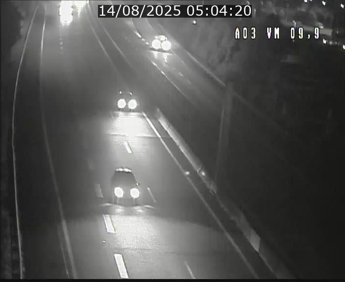 Webcam Autoroute à la Croix de Bettembourg - A3 - BK 9.9 - direction France