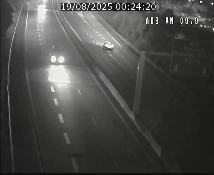 Webcam Autoroute à la Croix de Bettembourg - A3 - BK 9.9 - direction France