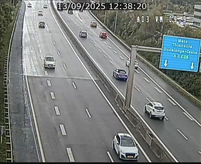 Webcam Autoroute à la Croix de Bettembourg - A3 - BK 9.9 - direction France