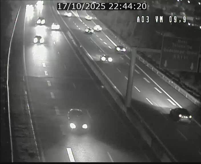 Webcam Autoroute à la Croix de Bettembourg - A3 - BK 9.9 - direction France