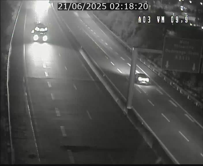 <h2>Webcam Autoroute à la Croix de Bettembourg - A3 - BK 9.9 - direction France</h2>