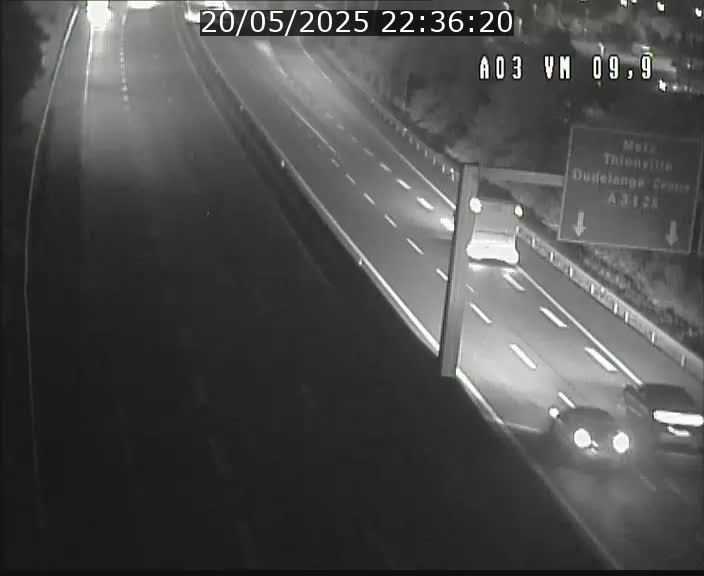 <h2>Webcam Autoroute à la Croix de Bettembourg - A3 - BK 9.9 - direction France</h2>