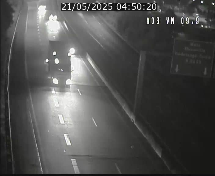 <h2>Webcam Autoroute à la Croix de Bettembourg - A3 - BK 9.9 - direction France</h2>