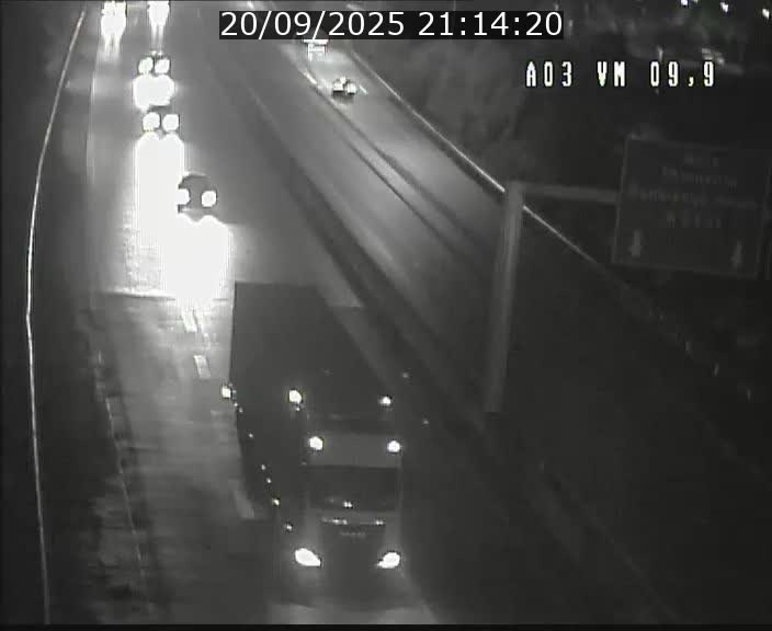 Webcam Autoroute à la Croix de Bettembourg - A3 - BK 9.9 - direction France