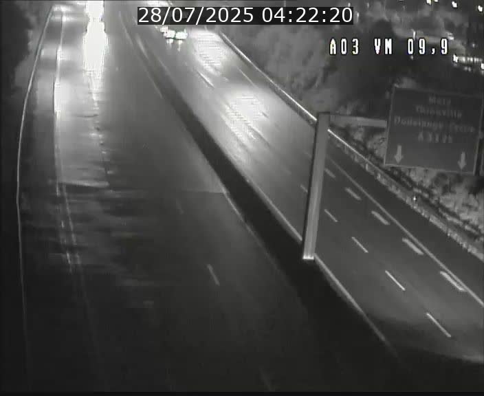 <h2>Webcam Autoroute à la Croix de Bettembourg - A3 - BK 9.9 - direction France</h2>