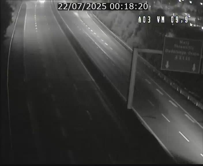 <h2>Webcam Autoroute à la Croix de Bettembourg - A3 - BK 9.9 - direction France</h2>