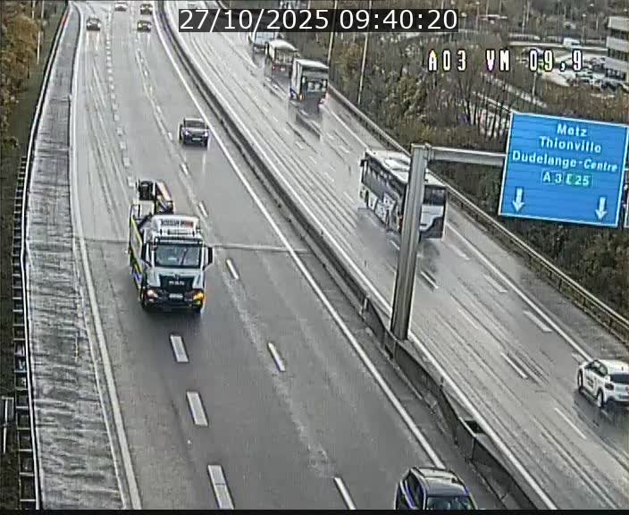 <h2>Webcam Autoroute à la Croix de Bettembourg - A3 - BK 9.9 - direction France</h2>