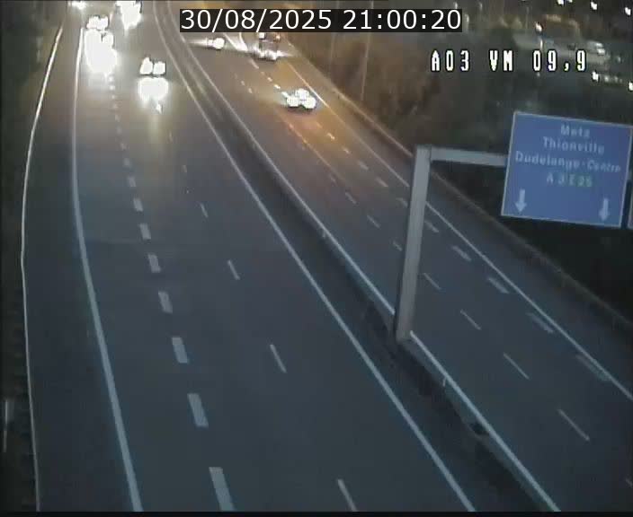 <h2>Webcam Autoroute à la Croix de Bettembourg - A3 - BK 9.9 - direction France</h2>