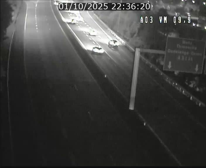 <h2>Webcam Autoroute à la Croix de Bettembourg - A3 - BK 9.9 - direction France</h2>