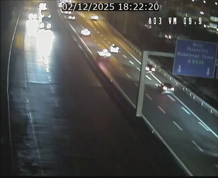 <h2>Webcam Autoroute à la Croix de Bettembourg - A3 - BK 9.9 - direction France</h2>